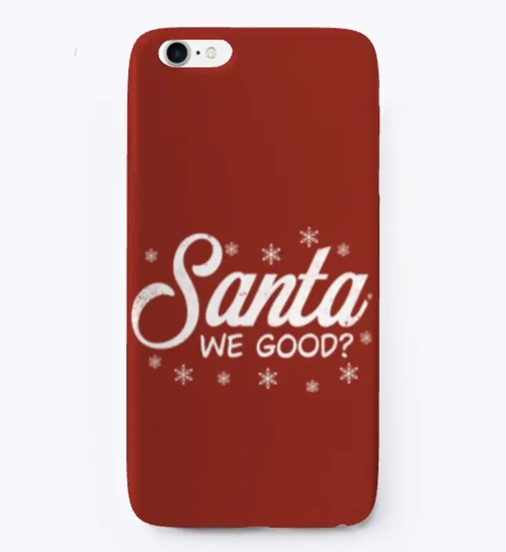 Santa We Good Christmas T-Shirt Design