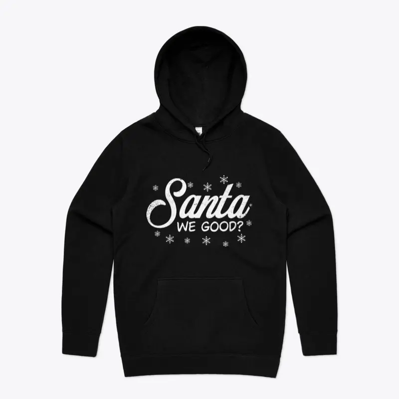 Santa We Good Christmas T-Shirt Design